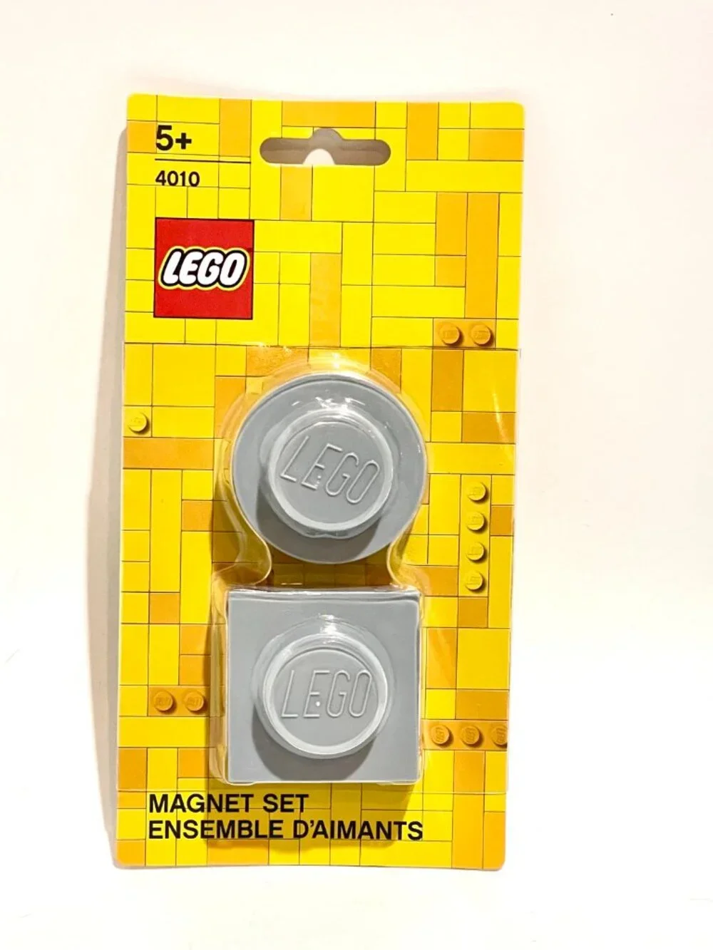 Lego 4010 Magnet Set Gray Brick 5006958 New Sealed